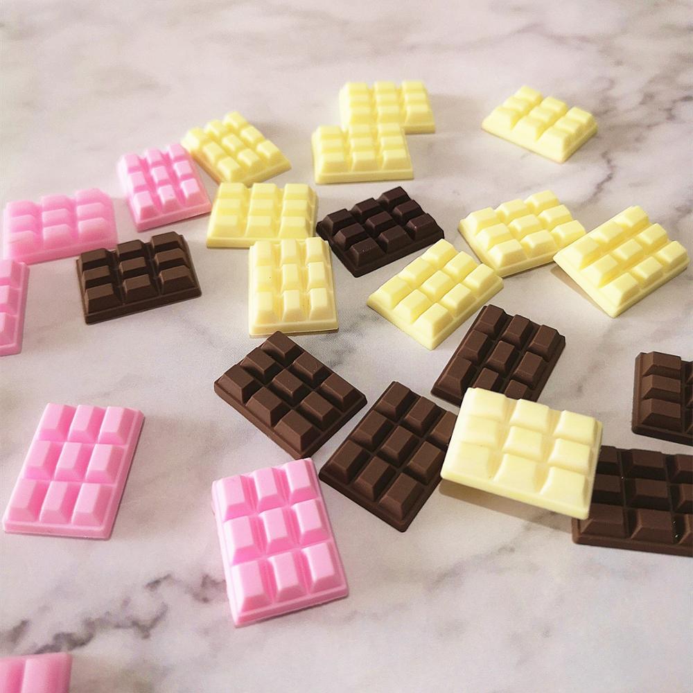 Food Sweet Snacks - 10 шт. 23*16 мм смешанный шоколад