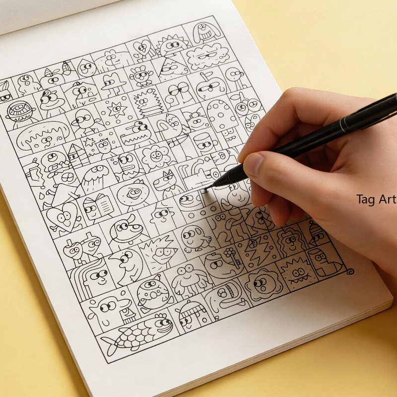Книга-раскраска для снятия тре – обзор и цена Food And Snacks Coloring Book Bold And Easy