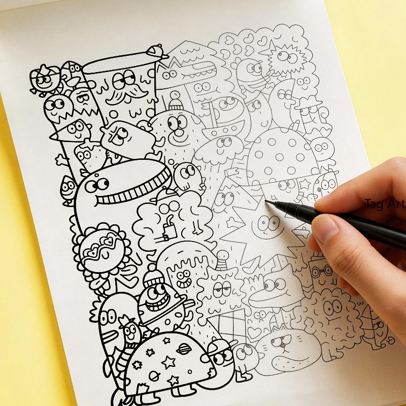 Книга-раскраска для снятия тре – обзор и цена Food And Snacks Coloring Book Bold And Easy