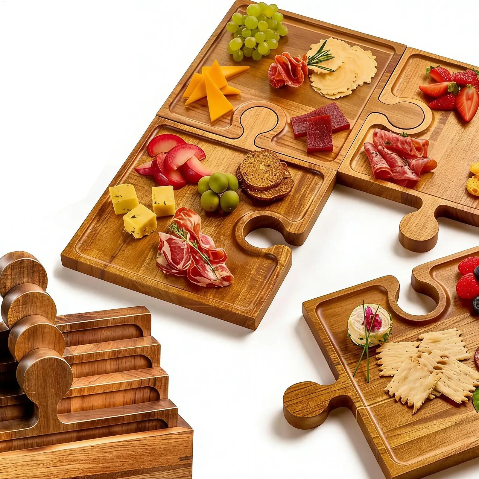 Деревянная доска для закусок и – обзор и цена Food Platter Snacks