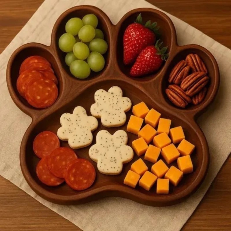 Деревянный сервировочный подно – обзор и цена Food Platter Snacks